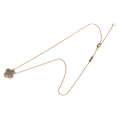 ヴァンクリーフ＆アーペル ヴィンテージ アルハンブラ ネックレス VCARP4KK00 ゴールド グレー K18PG ピンクゴールド レディース Van Cleef & Arpels 【中古】