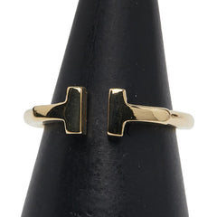 ティファニー Tワイヤー リング 指輪 K18YG イエローゴールド レディース TIFFANY&Co. 【中古】