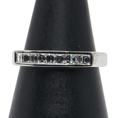 Pt900 プラチナ ダイヤ0.33ct リング 指輪 レディース 8号 【中古】