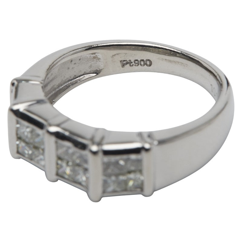 Pt900 プラチナ ダイヤ1.00ct リング 指輪 レディース 12号 【中古】