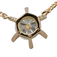 K18YG イエローゴールド ダイヤ0.57ct ネックレス レディース 【中古】