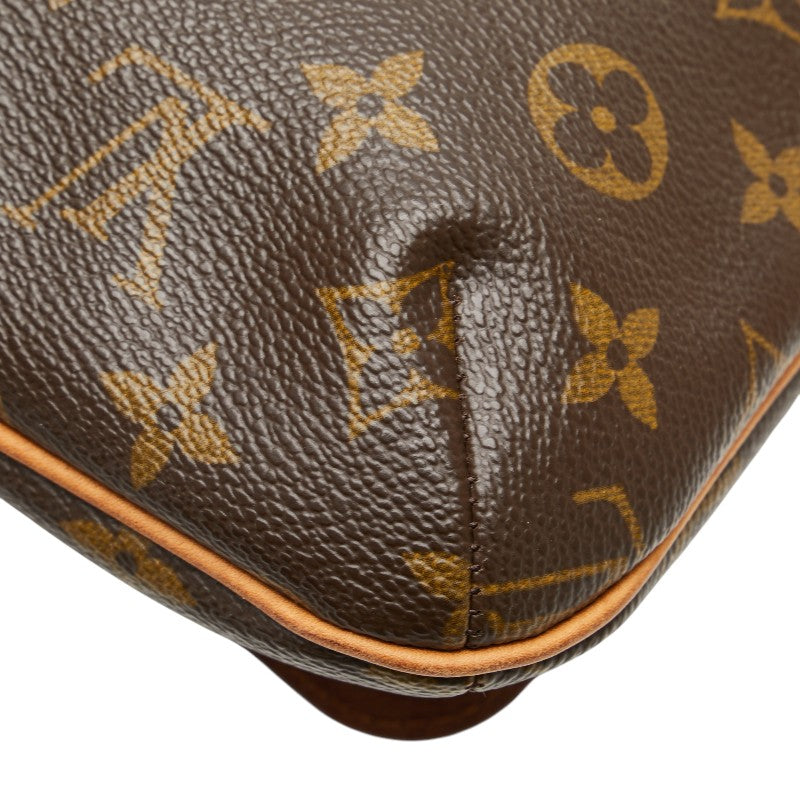 ルイ ヴィトン モノグラム ミュゼットサルサ ショート ショルダーバッグ M51258 ブラウン PVC レザー レディース LOUIS VUITTON 【中古】