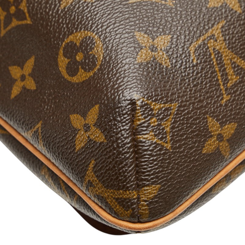 ルイ ヴィトン モノグラム ミュゼットサルサ ショート ショルダーバッグ M51258 ブラウン PVC レザー レディース LOUIS VUITTON 【中古】