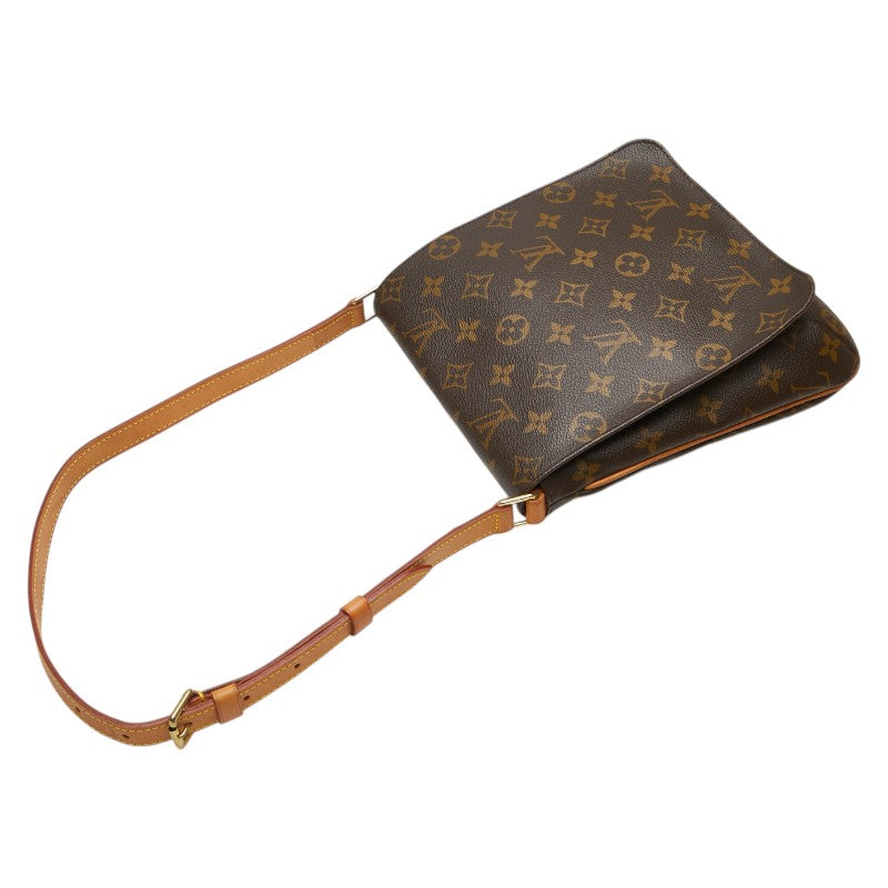 ルイ ヴィトン モノグラム ミュゼットサルサ ショート ショルダーバッグ M51258 ブラウン PVC レザー レディース LOUIS VUITTON 【中古】