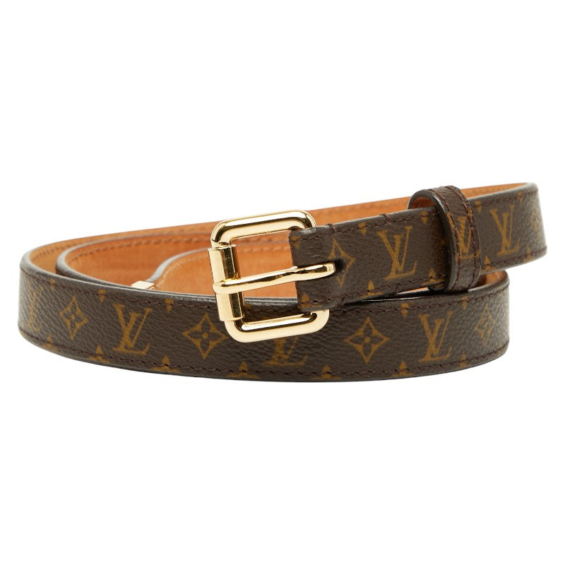 ルイ ヴィトン モノグラム サンチュール ベルト サイズ：90/36 M9274W ブラウン PVC レザー レディース LOUIS VUITTON 【中古】