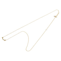 ティファニー Tスマイル ミニ ネックレス K18YG イエローゴールド レディース TIFFANY&Co. 【中古】