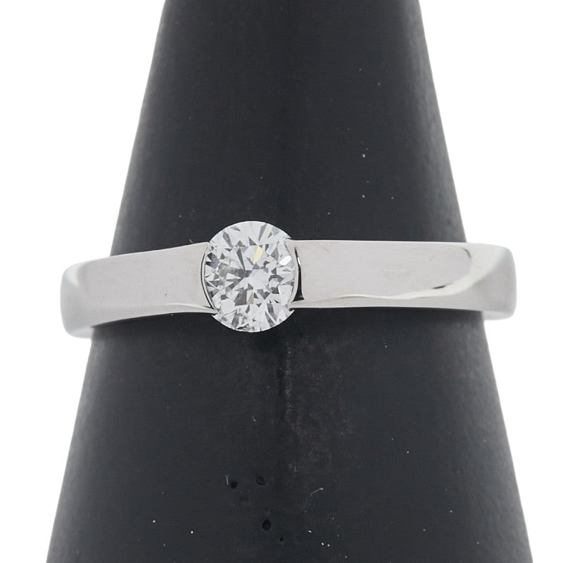 Pt900 プラチナ ダイヤ0.358ct リング 指輪 レディース 10号 【中古】