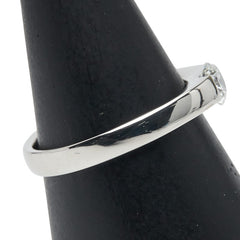 Pt900 プラチナ ダイヤ0.358ct リング 指輪 レディース 10号 【中古】