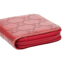 グッチ グッチシマ コインケース 115255 レッド レザー レディース GUCCI 【中古】