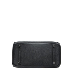 エルメス バーキン30 ハンドバッグ ブラック ヴォーエプソン レディース HERMES 【中古】