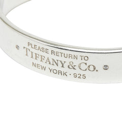 ティファニー リターン トゥ ティファニー ナロー カフ 2Pダイヤ バングル SV925 シルバー レディース TIFFANY&Co. 【中古】