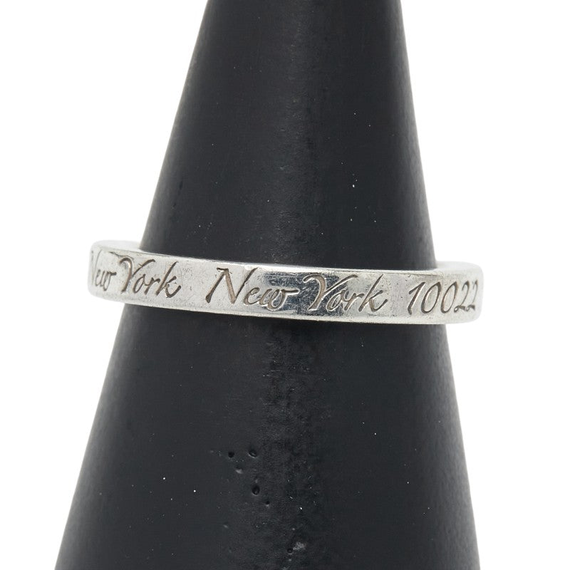 ティファニー ノーツナロー ニューヨーク リング 指輪 SV925 シルバー レディース TIFFANY&Co. 【中古】
