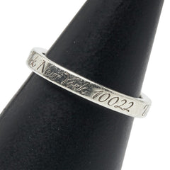 ティファニー ノーツ ナロー ニューヨーク リング 指輪 SV925 シルバー レディース TIFFANY&Co. 【中古】