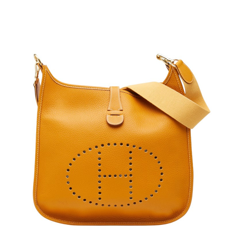 エルメス エブリン1 アン GM ショルダーバッグ ブラウン トリヨンクレマンス レディース HERMES 【中古】