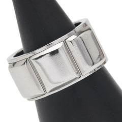 ドルチェアンドガッバーナ ロゴ リング 指輪 シルバー メタル メンズ DOLCE&GABBANA 【中古】