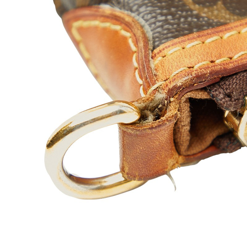 ルイ ヴィトン モノグラム　 パレルモPM ハンドバッグ ショルダーバッグ 2WAY M40145 ブラウン PVC レザー レディース LOUIS VUITTON 【中古】