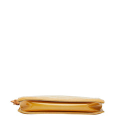 ルイ ヴィトン モノグラム ヴェルニ レキシントン ショルダーバッグ ミニハンドバッグ ポーチ Ｍ91010 ベージュ イエロー パテントレザー レディース LOUIS VUITTON 【中古】