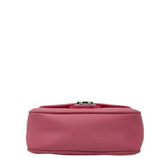 バーバリー DK88 ミニ ハンドバッグ ショルダーバッグ 2WAY ピンク レザー レディース BURBERRY 【中古】