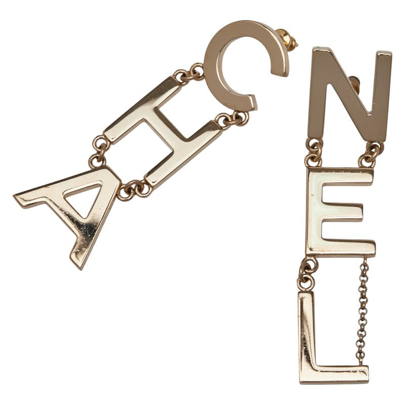 シャネル スタッドピアス ゴールド メッキ レディース CHANEL 【中古】