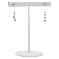 Pt900 プラチナ ダイヤ0.704ct フックピアス レディース 【中古】