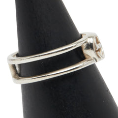 グッチ インターロッキングG リング 指輪 #12 SV925 シルバー レディース GUCCI 【中古】