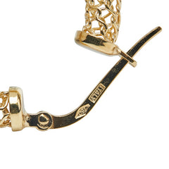 K18YG イエローゴールド(750刻印) フープピアス レディース 【中古】