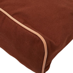 エルメス ボリードポーチGM ポーチ ブラウン コットン レディース HERMES 【中古】