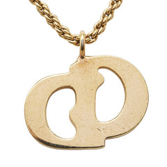 ディオール CDロゴ ネックレス ゴールド メッキ レディース Dior 【中古】