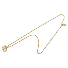 ディオール CDロゴ ネックレス ゴールド メッキ レディース Dior 【中古】