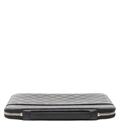 シャネル ココマーク iPadケース ブラック レザー レディース CHANEL 【中古】
