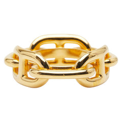 エルメス シェーヌダンクル スカーフリング ゴールド メッキ レディース HERMES 【中古】