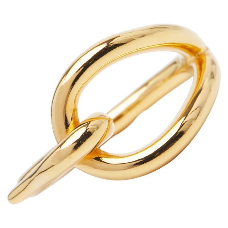 エルメス ジャンボ スカーフリング ゴールド メッキ レディース HERMES 【中古】