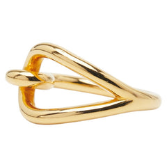 エルメス ジャンボ スカーフリング ゴールド メッキ レディース HERMES 【中古】