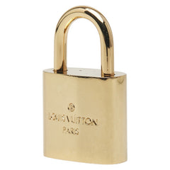 ルイ ヴィトン パドロック 南京錠 キー セット ゴールド メッキ レディース LOUIS VUITTON 【中古】