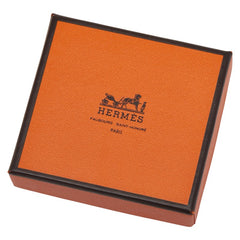 エルメス ノマド グローブホルダー 手袋ホルダー オレンジ オーストリッチ レディース HERMES 【中古】