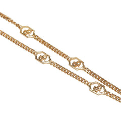 ディオール CDロゴ ネックレス ゴールド メッキ レディース Dior 【中古】