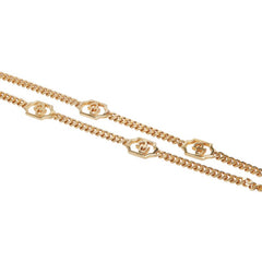 ディオール CDロゴ ネックレス ゴールド メッキ レディース Dior 【中古】