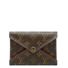 ルイ ヴィトン ポシェット キリガミ ポーチ ミディアムサイズのみ M62034 ブラウン レッド PVC レディース LOUIS VUITTON 【中古】