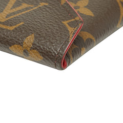 ルイ ヴィトン ポシェット キリガミ ポーチ ミディアムサイズのみ M62034 ブラウン レッド PVC レディース LOUIS VUITTON 【中古】