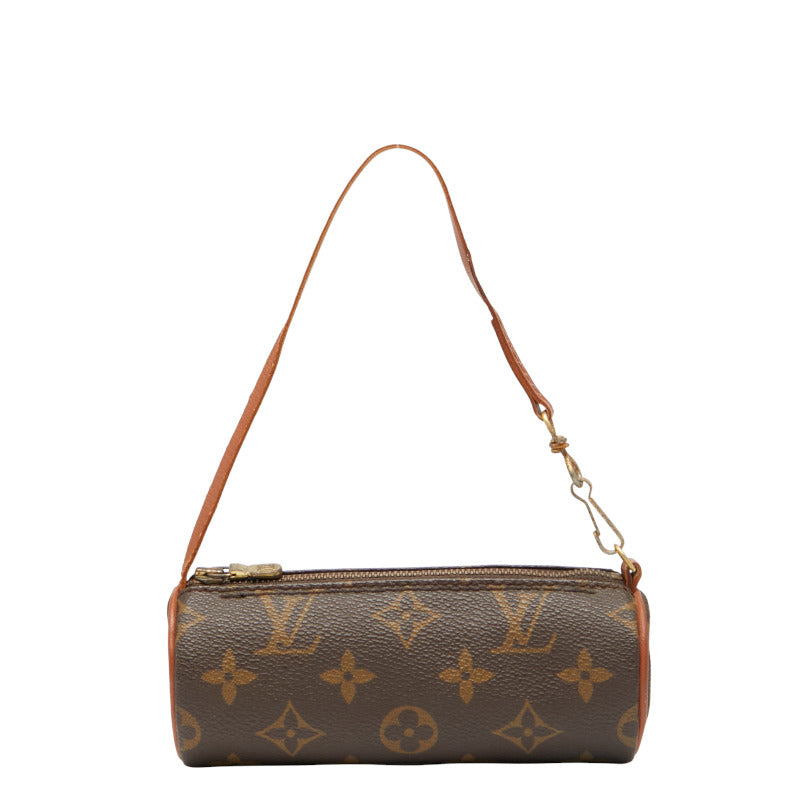 ルイ ヴィトン モノグラム パピヨン30 付属品 ポーチ M51385 ブラウン PVC レザー レディース LOUIS VUITTON 【中古】