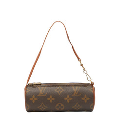 ルイ ヴィトン モノグラム パピヨン30 付属品 ポーチ M51385 ブラウン PVC レザー レディース LOUIS VUITTON 【中古】