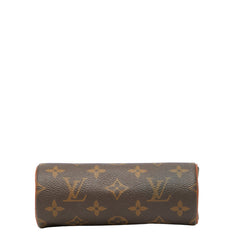 ルイ ヴィトン モノグラム パピヨン30 付属品 ポーチ M51385 ブラウン PVC レザー レディース LOUIS VUITTON 【中古】
