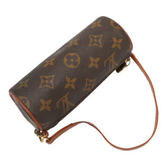 ルイ ヴィトン モノグラム パピヨン30 付属品 ポーチ M51385 ブラウン PVC レザー レディース LOUIS VUITTON 【中古】