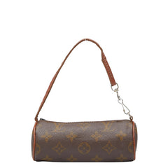 ルイ ヴィトン モノグラム パピヨン30 付属品 ポーチ M51385 ブラウン PVC レザー レディース LOUIS VUITTON 【中古】
