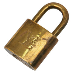 ルイ ヴィトン カデナ 南京錠 キー セット ゴールド メッキ レディース LOUIS VUITTON 【中古】