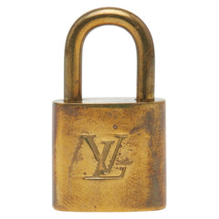 ルイ ヴィトン カデナ 南京錠 キー セット ゴールド メッキ レディース LOUIS VUITTON 【中古】