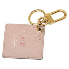 ルイ ヴィトン モノグラム バッグチャーム キーホルダー ブラウン ピンク PVC メッキ レディース LOUIS VUITTON 【中古】