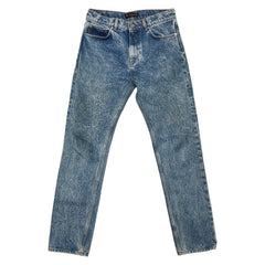 ヴェルサーチェ デニムパンツ サイズ:33 ブルー コットン レディース VERSACE 【中古】