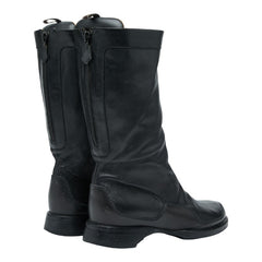 エルメス ブーツ サイズ:35 1/2 ブラック レザー レディース HERMES 【中古】