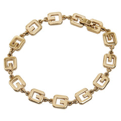 ジバンシー Gロゴ ブレスレット ゴールド メッキ レディース Givenchy 【中古】